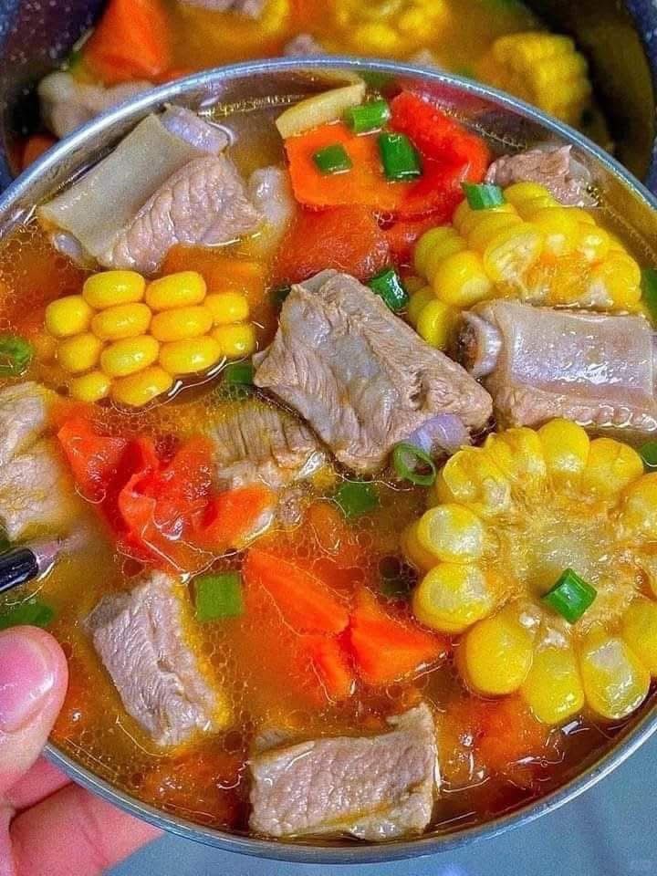 Tomato Corn Pork Rib Soup