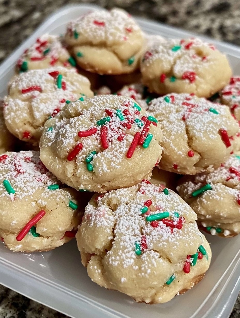 Christmas Gooey Butter Cookies Recipe