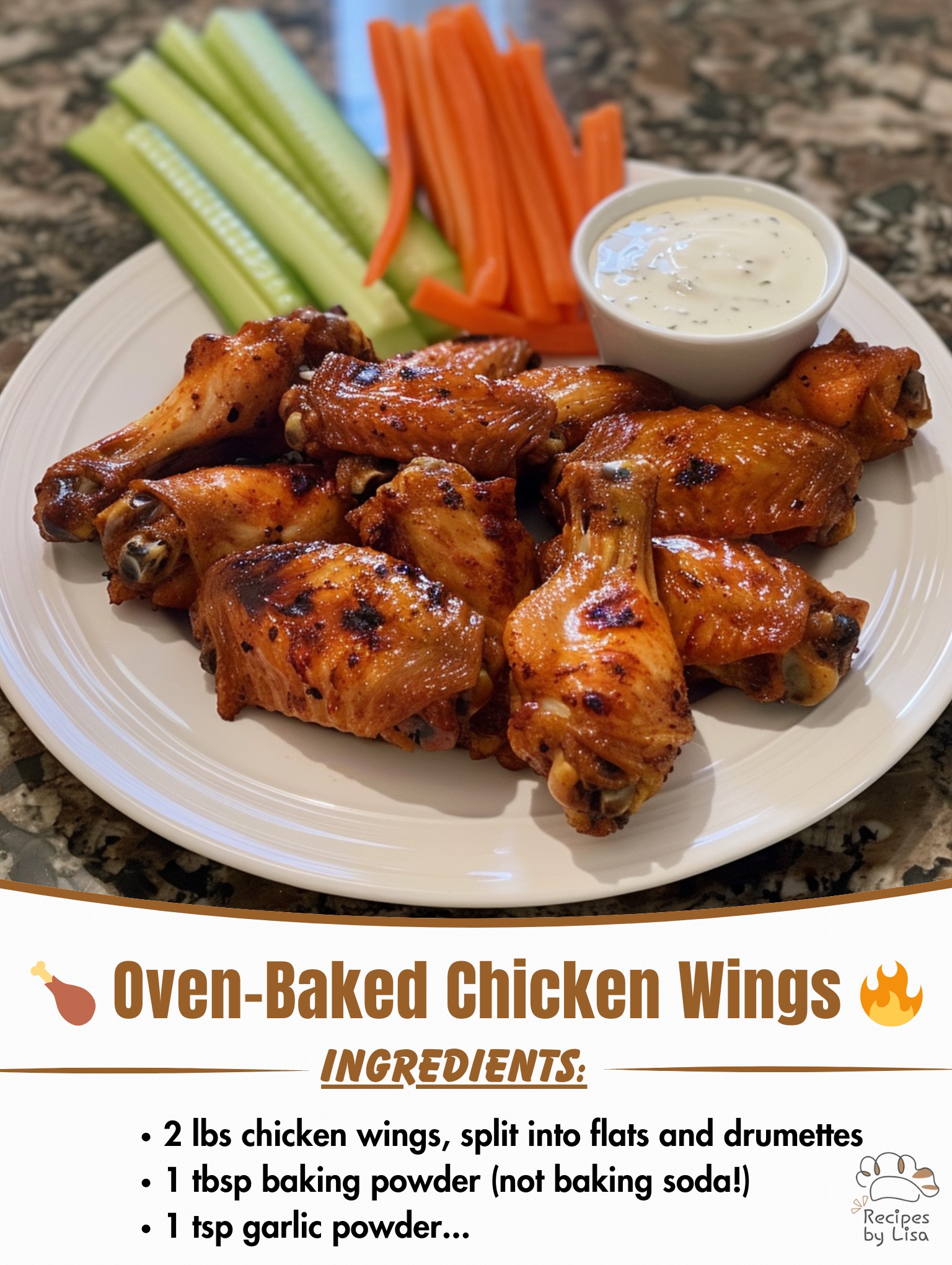 Oven-Baked Chicken Wings