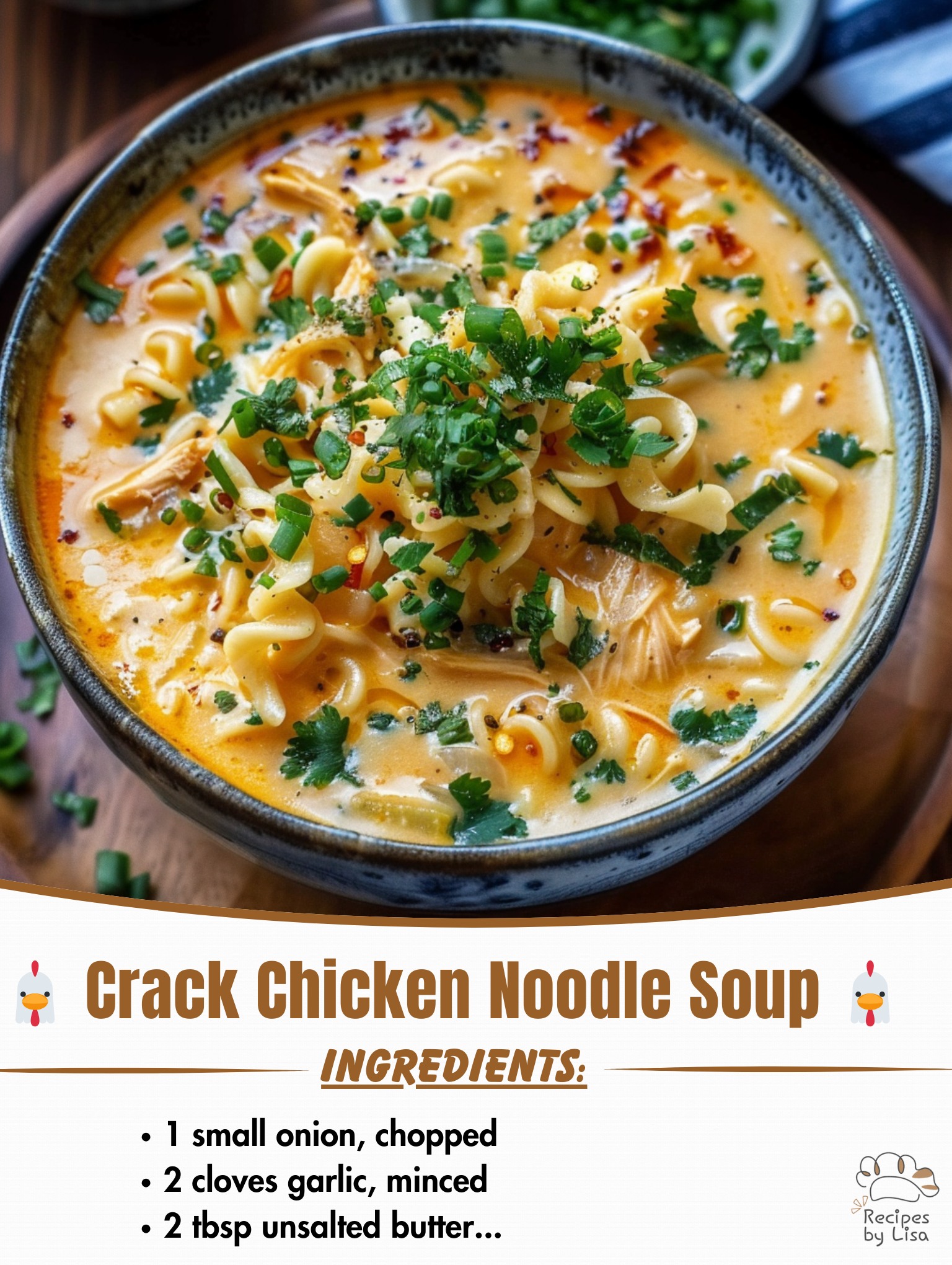 Crack Chicken Noodle Soup