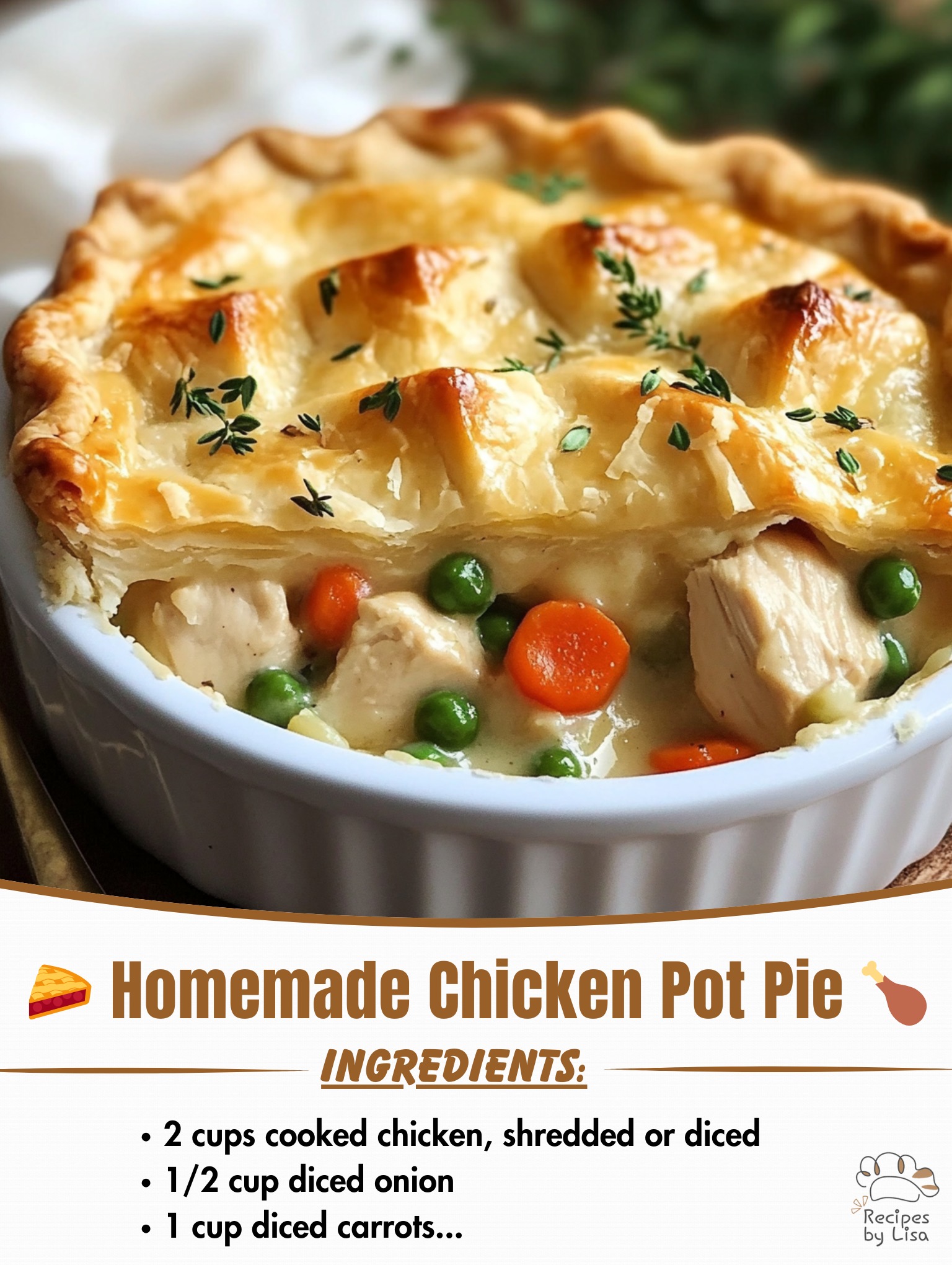 Homemade Chicken Pot Pie