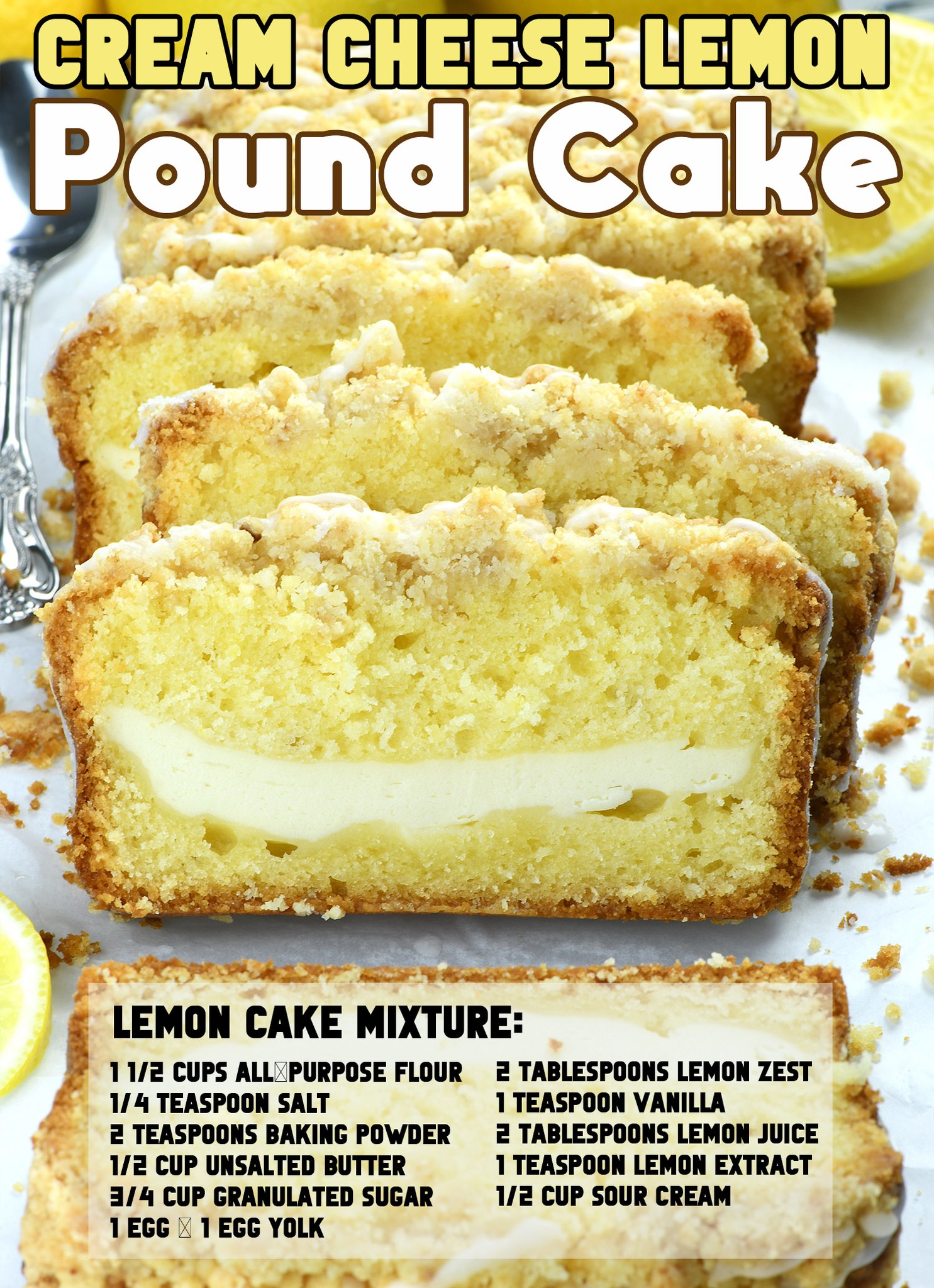 Brighten your day with this moist and zesty Lemon Pound Cake!