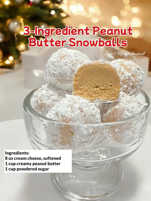 Peanut Butter Snowballs