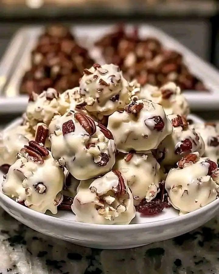 White Chocolate Cranberry Pecan Clusters