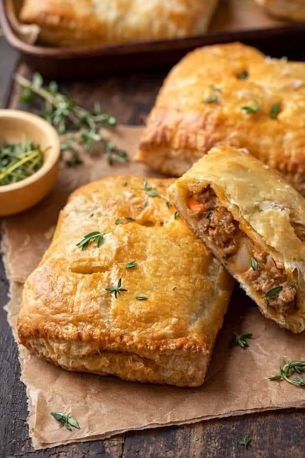 Savory hand pies made with this delicious recipe