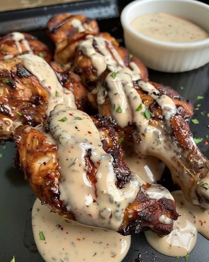 Cajun Grilled Chicken with Alabama White Sauce