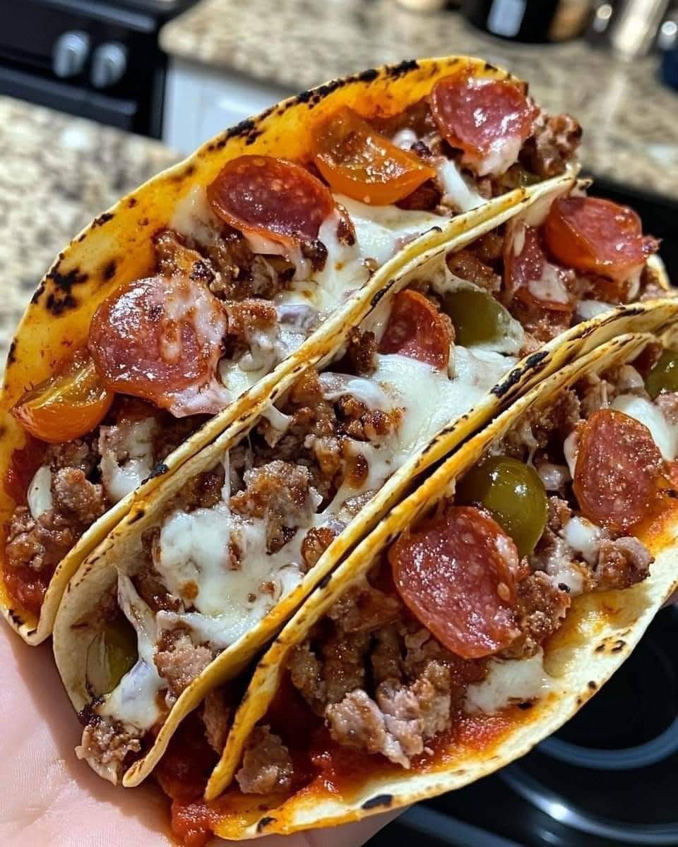 Meat Lovers Pizza Tacos