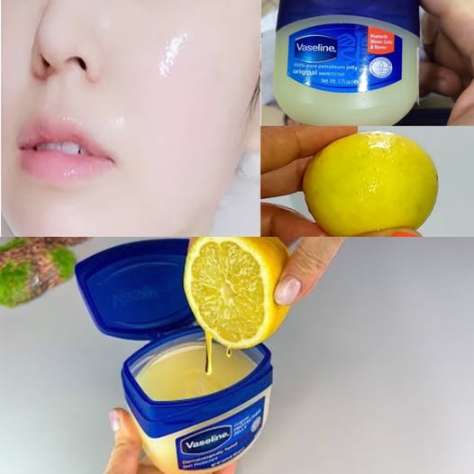 How to apply vaseline and lemon on face | Apply vaseline on your skin and see the magic