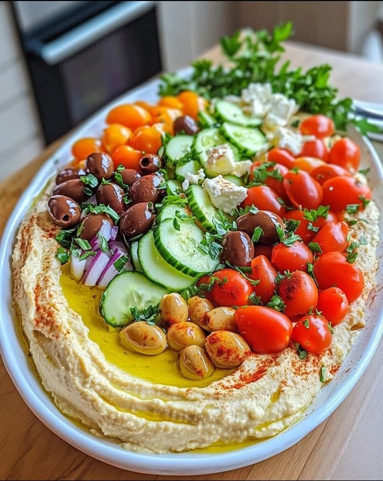 Mediterranean Hummus Platter