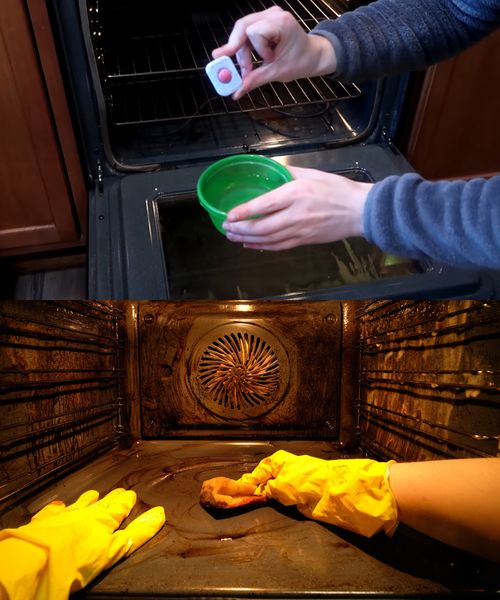 Dirt and burnt-on grease disappear in an instant: The perfect tip for cleaning the stove and oven effortlessly!