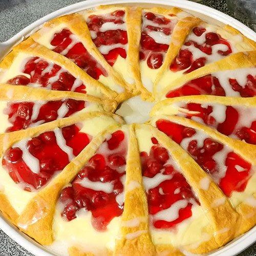 Cherry Cheese Coffee Cake