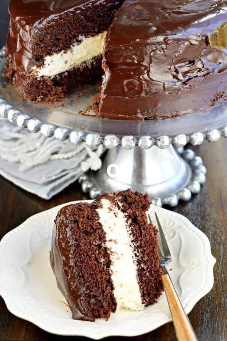 Salted Caramel Chocolate Cheesecake Cake