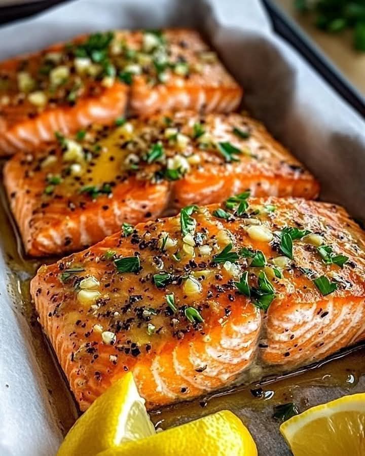 OVEN-BAKED SALMON RECIPE