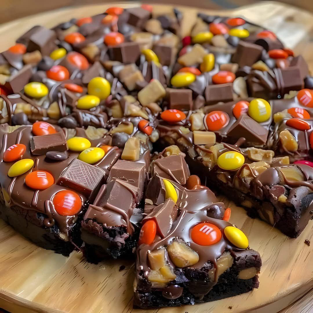 Brownie Lover’s Peanut Butter Pizza