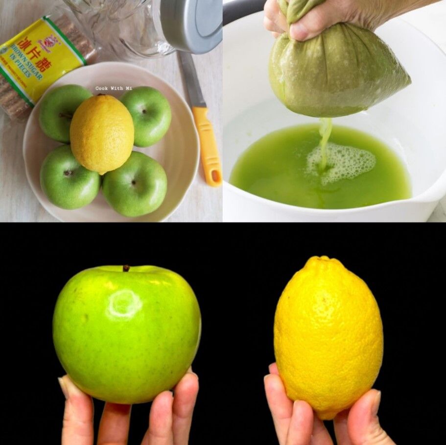 Green Apple and Lemon Remedy: A Natural Solution for Persistent Cough