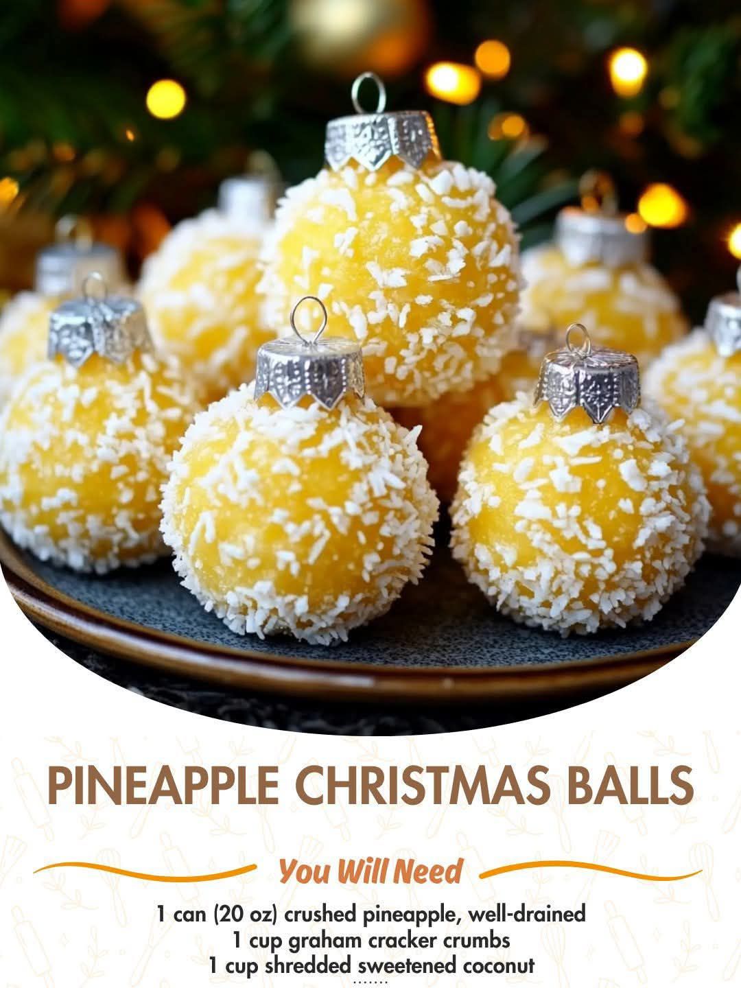 Pineapple Christmas Balls