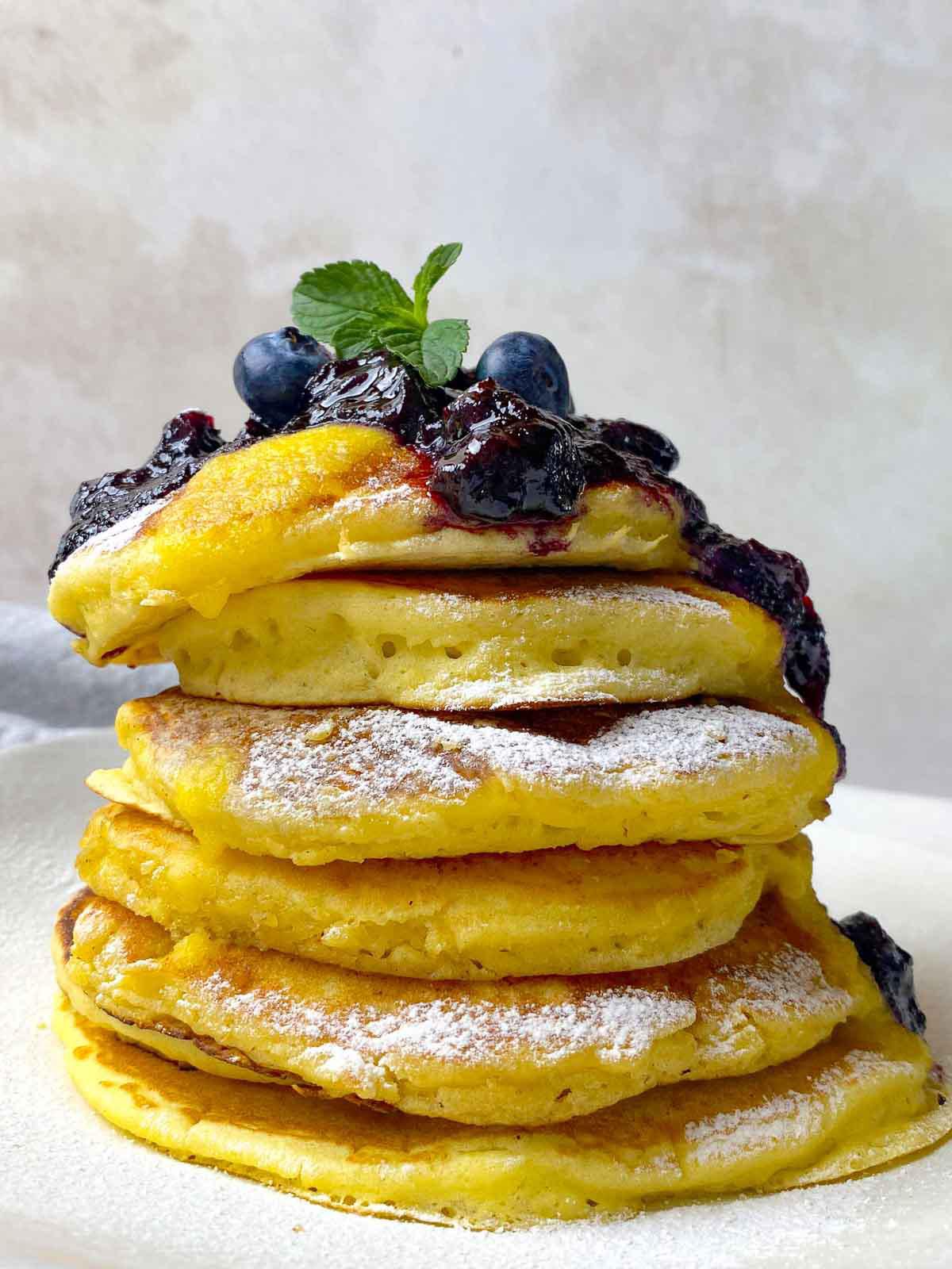 Citrus Infusions: Lemon Ricotta Pancakes