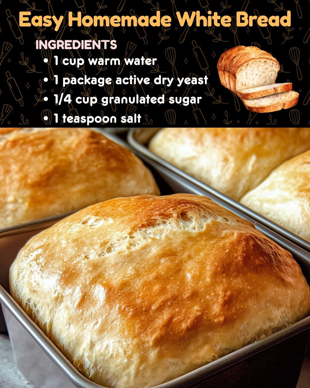 Easy Homemade White Bread