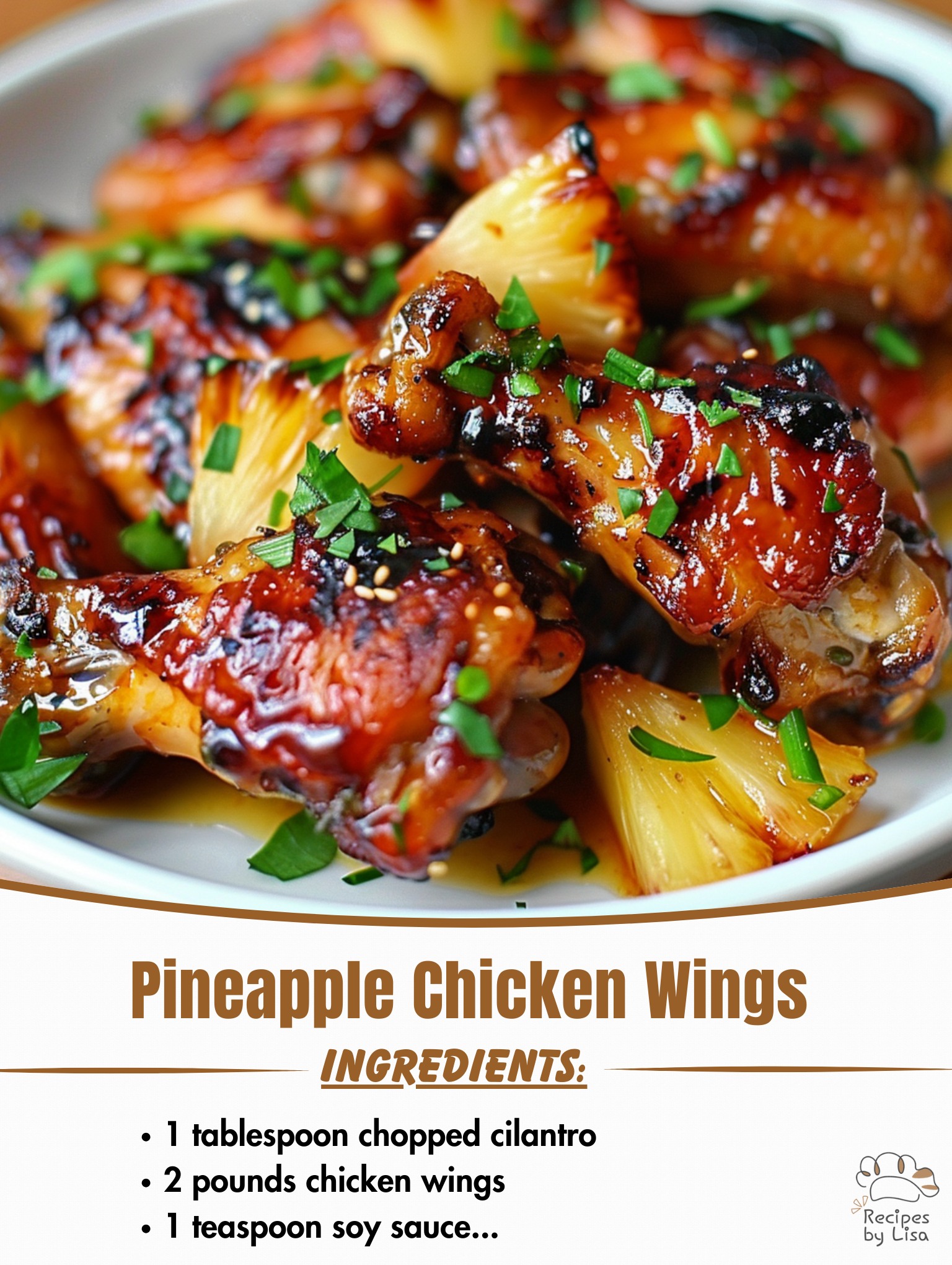 Pineapple Chicken Wings