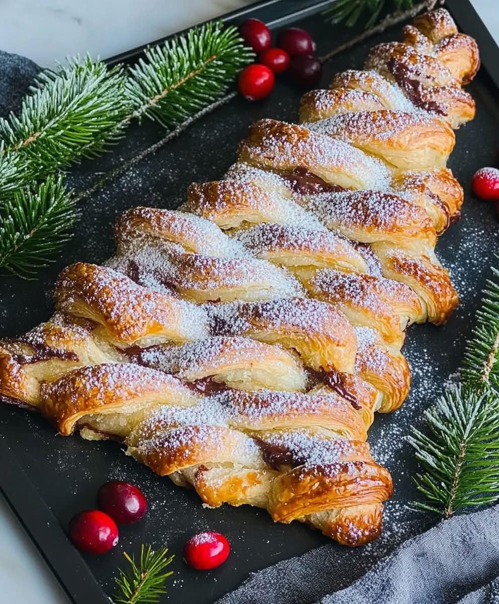 Nutella Pastry Christmas Tree