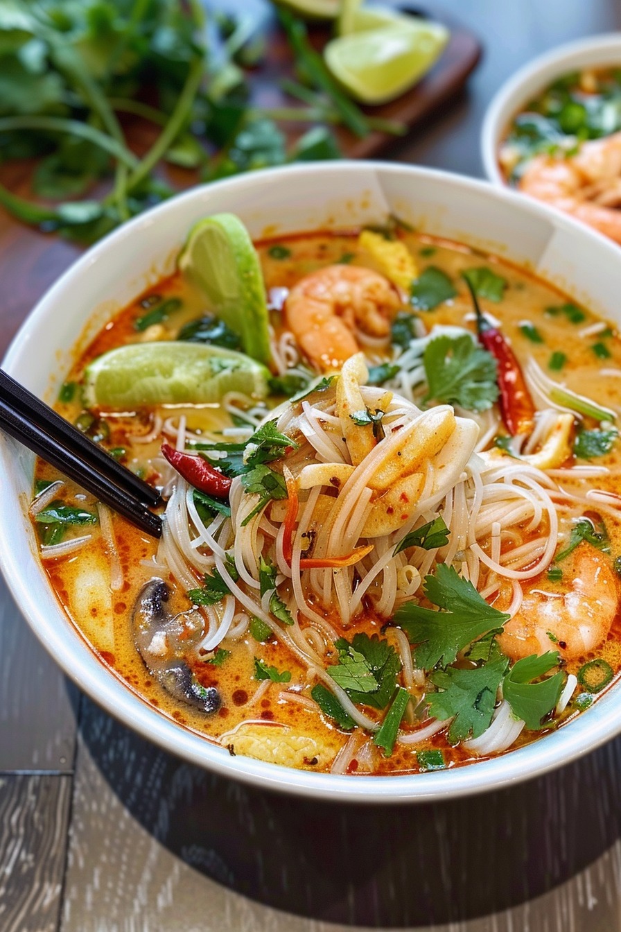 Thai Red Curry Noodle Soup