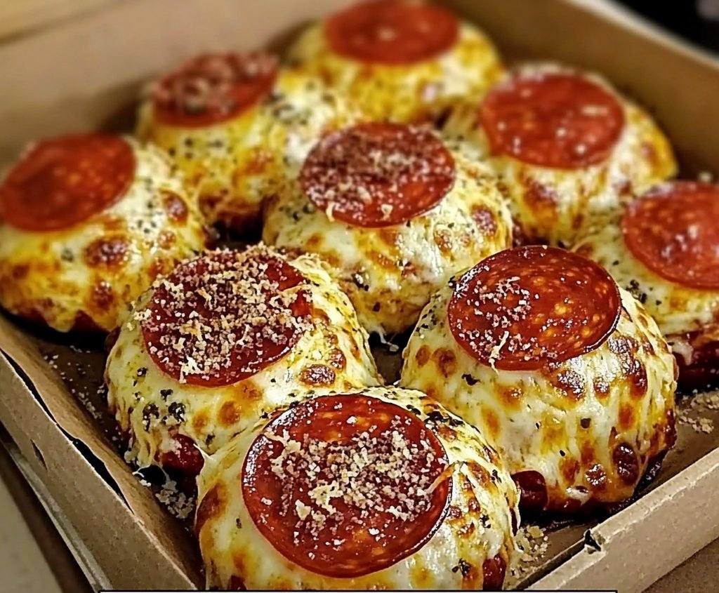 Cheesy Pepperoni Pizza Bombs