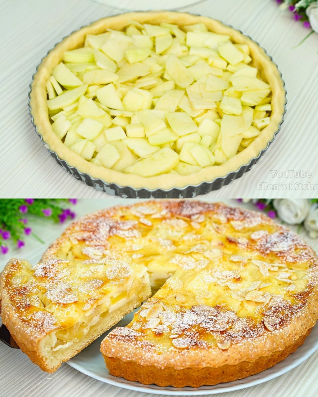 Apple Sour Cream Tart