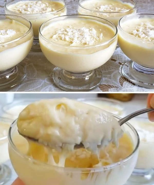 Coconut cream dessert