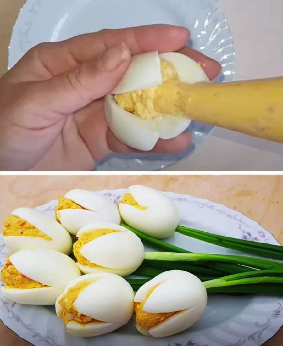 This is my favorite way to serve deviled eggs.