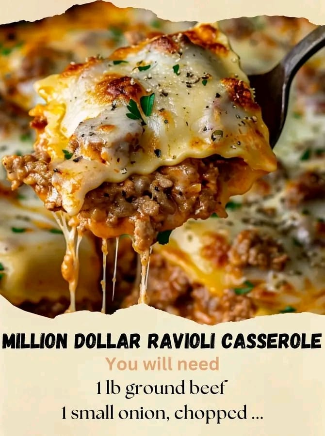 Million Dollar Ravioli Casserole