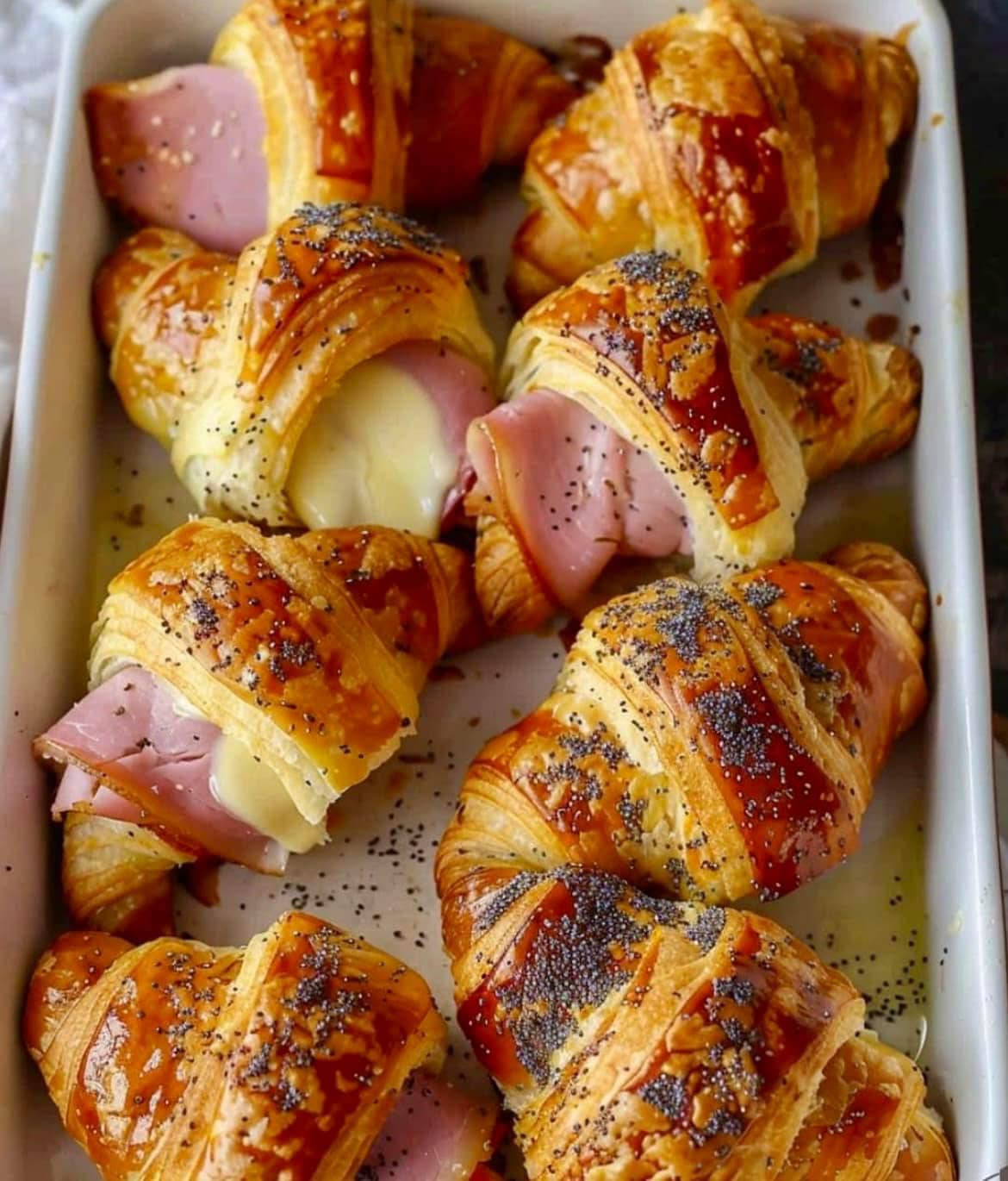 Baked Ham and Cheese Croissants – A Perfect Savory Treat!