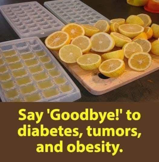 Frozen lemons say ‘Goodbye!’ to diabetes, tumors