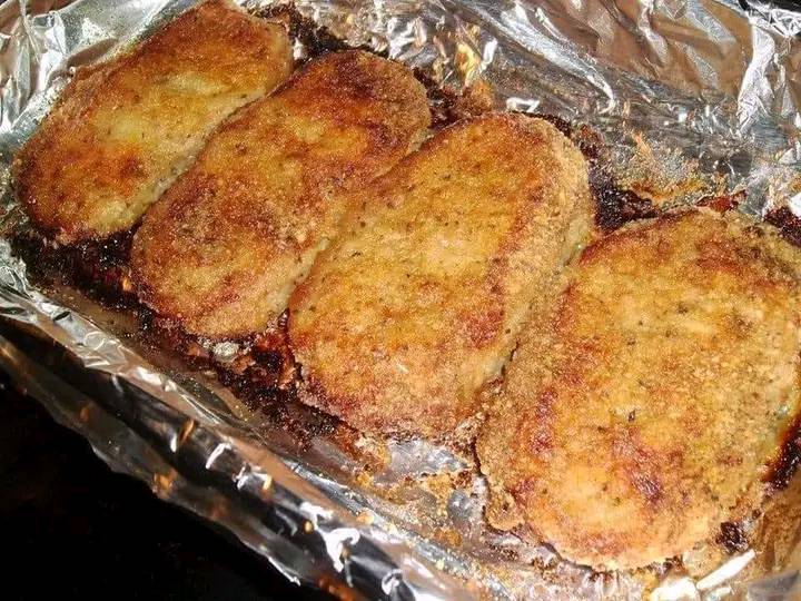 Parmesan Baked Pork Chops