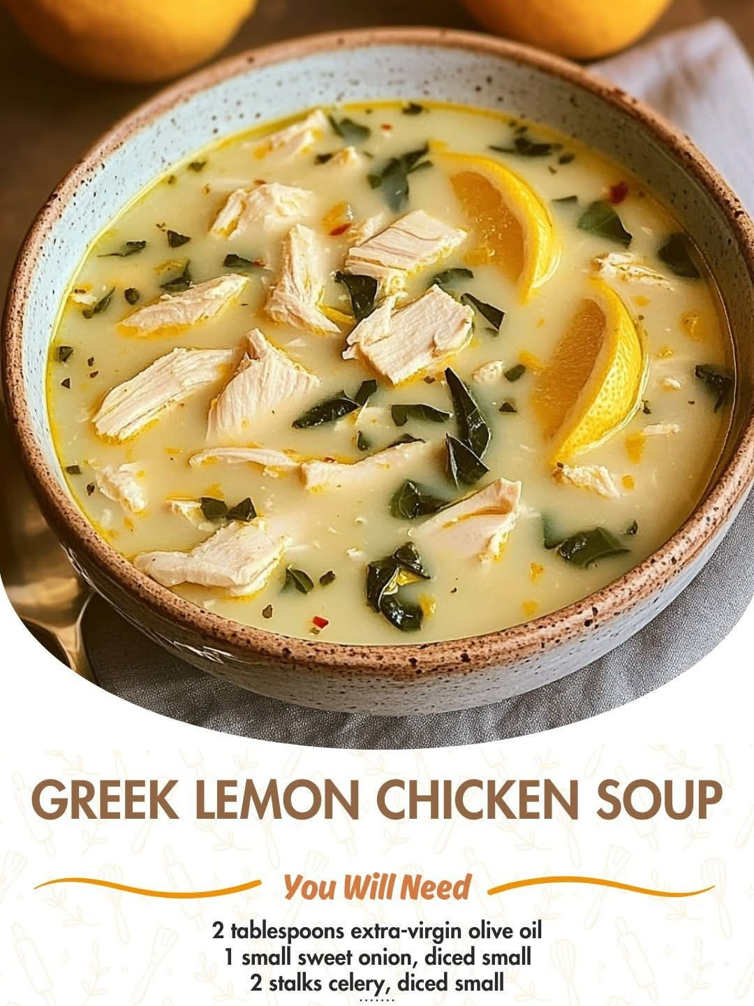 Greek Lemon Chicken Soup