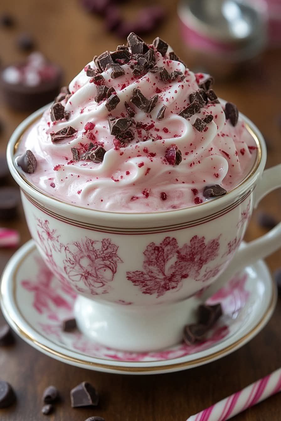 Peppermint Joy: A Minty Winter Hug in a Cup!