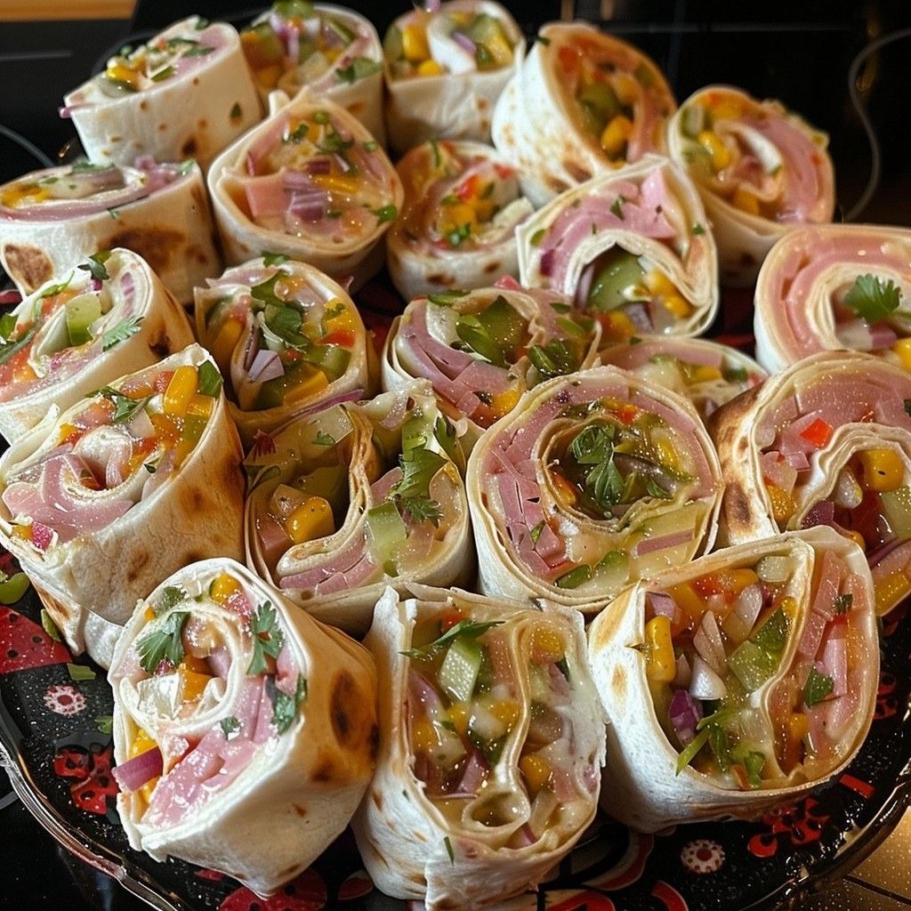 MEXICAN TORTILLA PINWHEELS