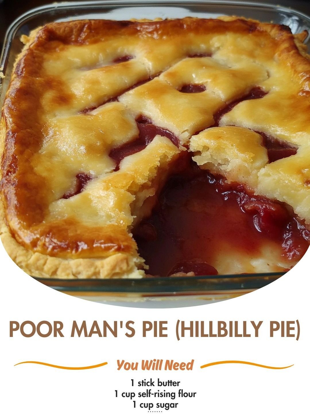 Poor Man’s Pie (Hillbilly Pie)