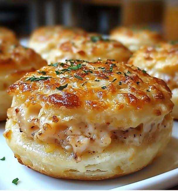 Crab Stuffed Cheddar Bay Biscuits with Lemon Butter Sauce