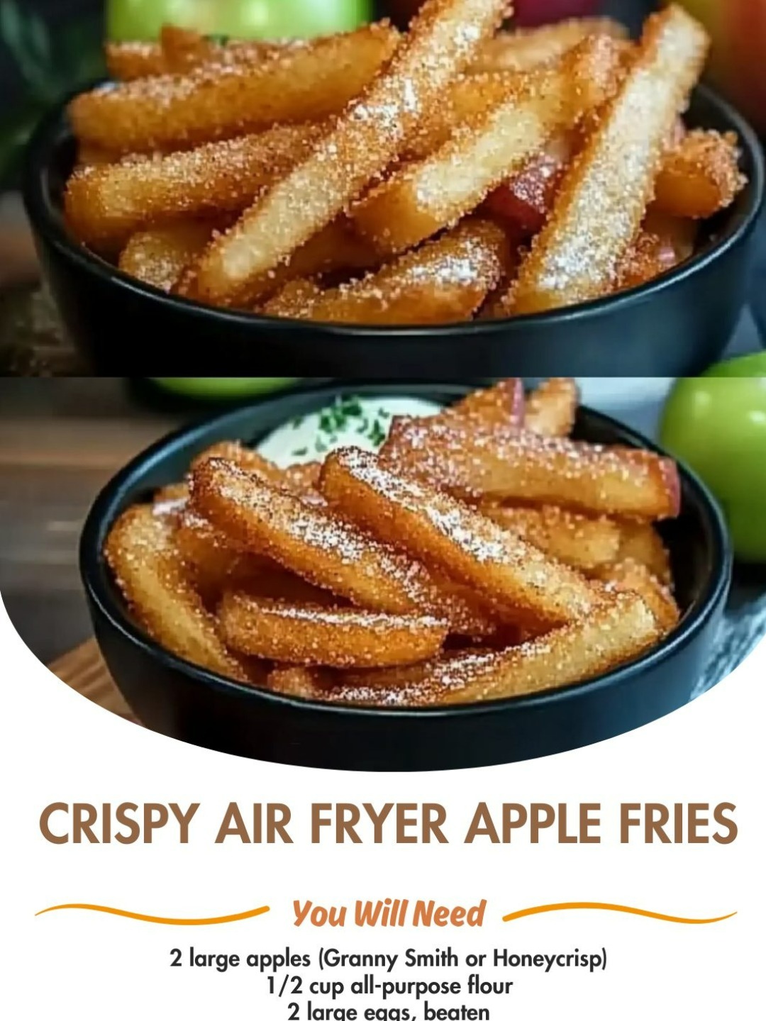 Crispy Air Fryer Apple Fries