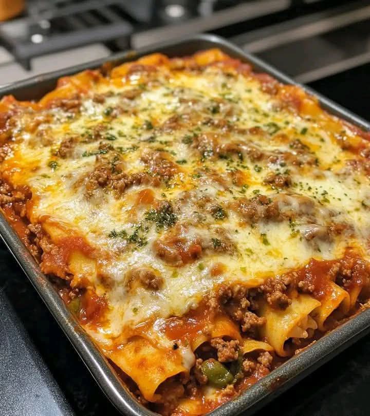 Ground Beef and Green Chili Lasagna