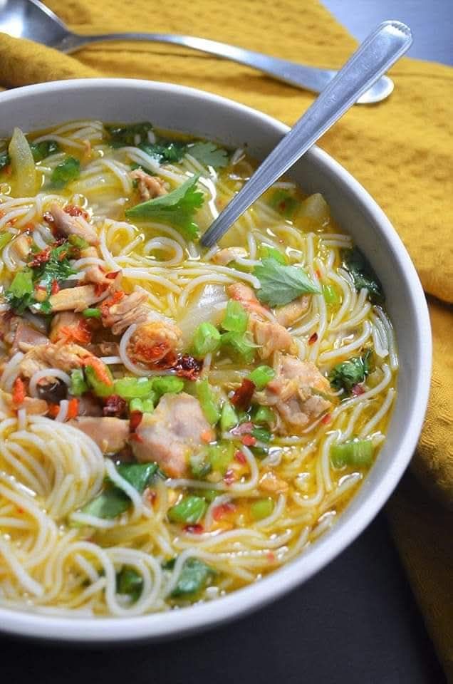 Chicken Vermicelli Soup Recipe