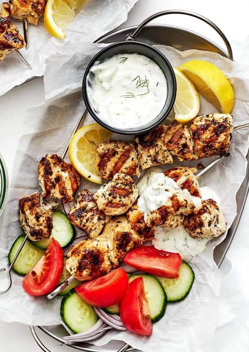 Greek Chicken Souvlaki Recipe