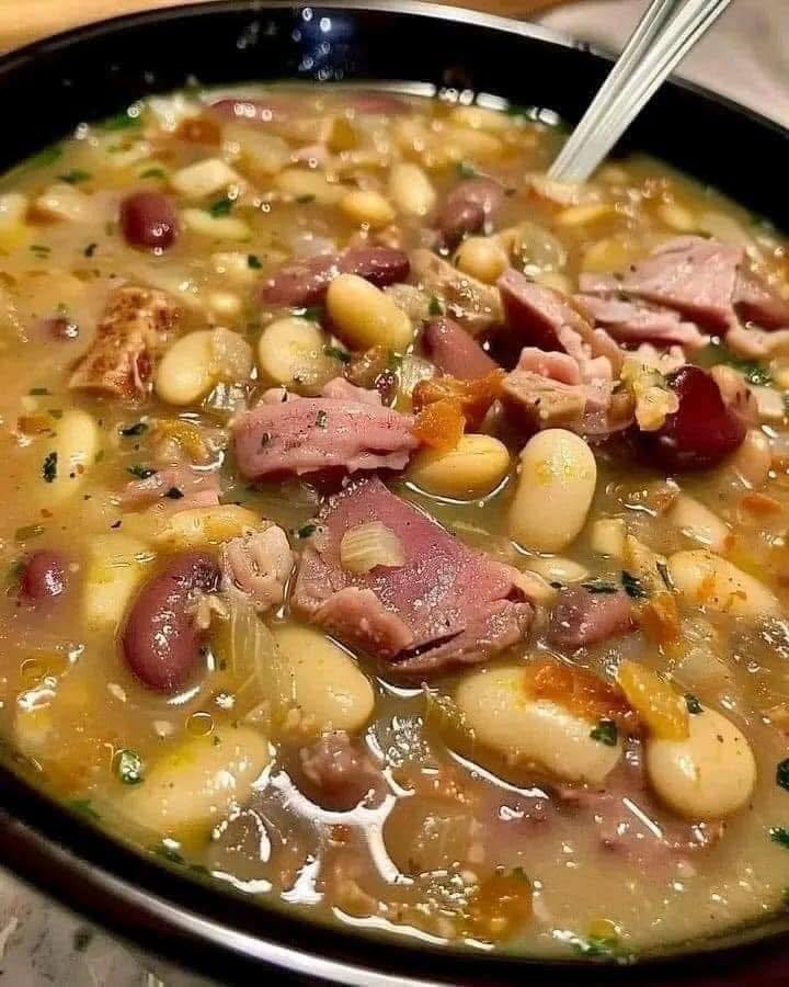 White Beans and Ham Hock Soup