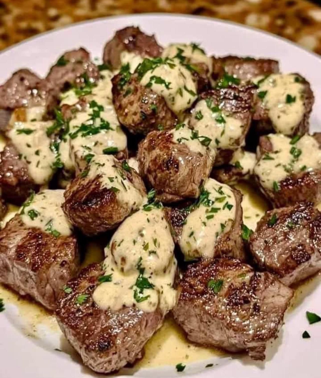 Steak Bites with Garlic Butter