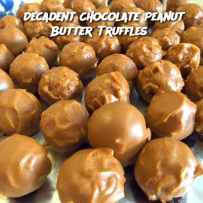 Decadent Chocolate Peanut Butter Truffles