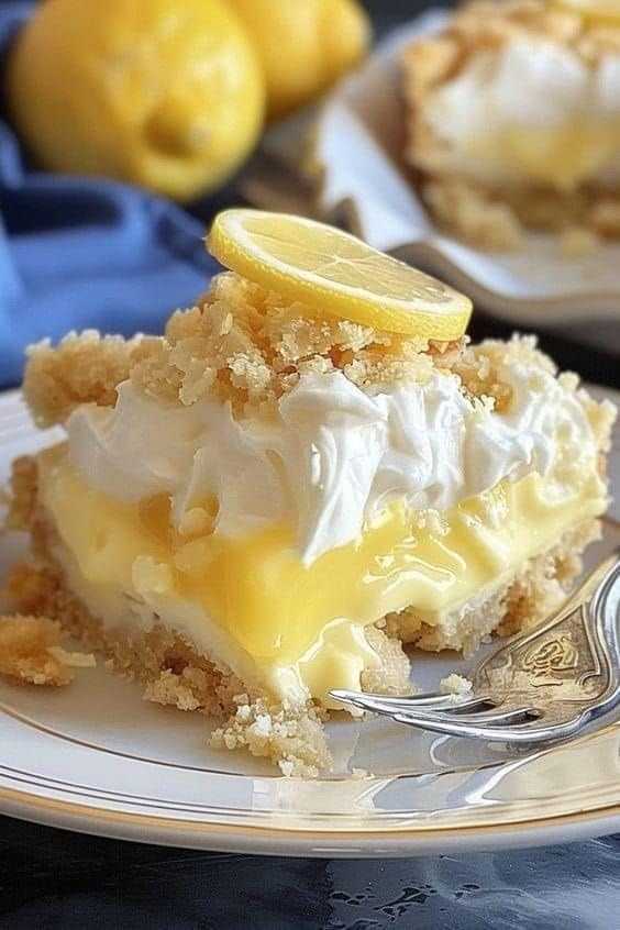 Lemon Cream Cheese Dump Cake