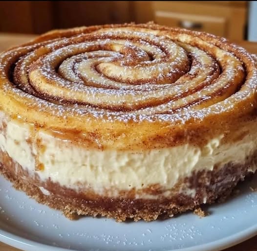 Cinnamon Roll Cheesecake