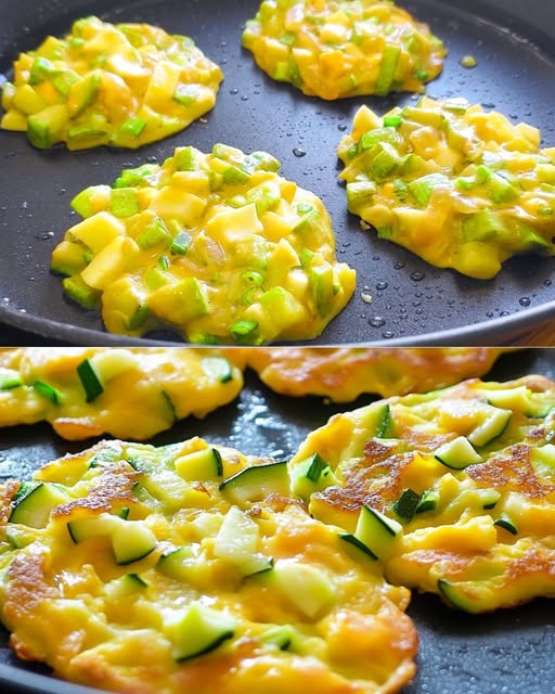 Zucchini and Egg Fritters Recipe