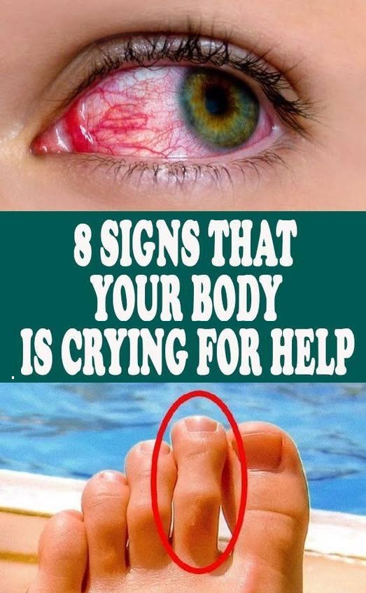 8 Signs That Your Body Is Crying