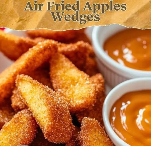 Air Fried Apple Wedges